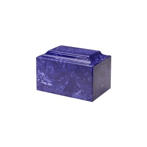 Cobalt Marble Keepsake Urn