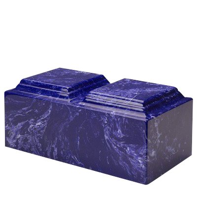 Cobalt Marble Companion Urn