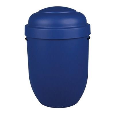 Cobalt Blue Biodegradable Cremation Urn