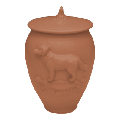 Doggy Nutmeg Ceramic Cremation Urn