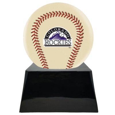 Colorado Rockies Baseball Cremation Urn