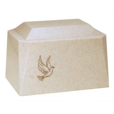 Dove of Eternity Cultured Cremation Urn