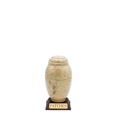 Cork Marble Small Pet Urn