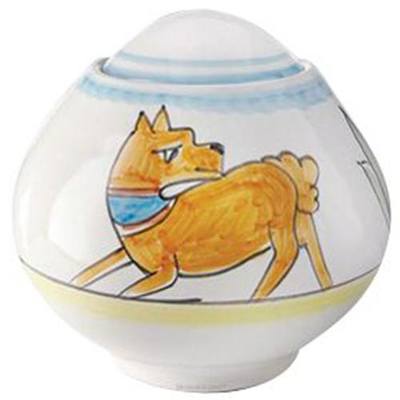 Correre Large Ceramic Dog Urn