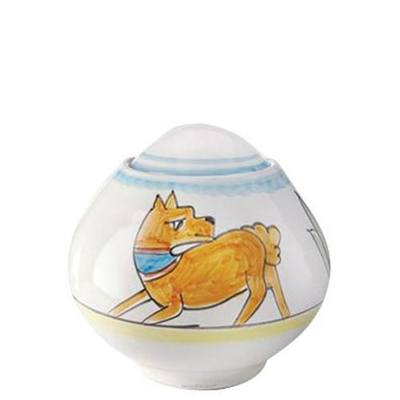 Correre Small Ceramic Dog Urn