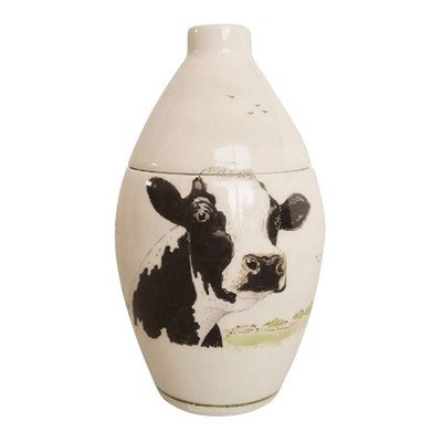 Cow Ceramic Cremation Urn