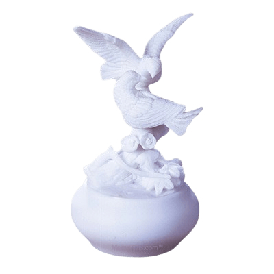 Doves in Flight Keepsake Cremation Urn