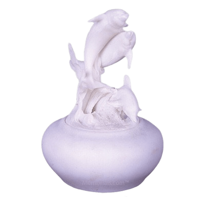 Three Dophins Keepsake Cremation Urn