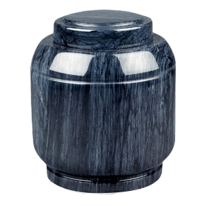 Crest Black Marble Cremation Urn
