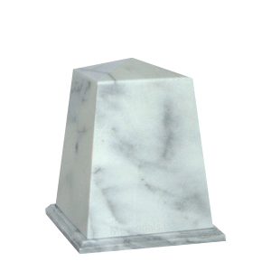 Obelisk White Marble Cremation Urns