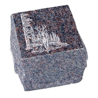 Garden Brown Granite Cremation Urn