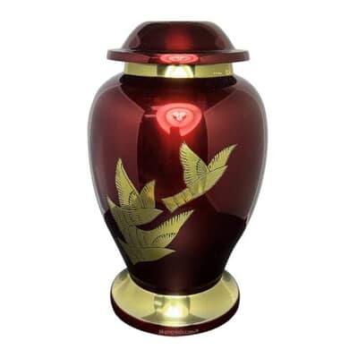 Crimson Flight Cremation Urn