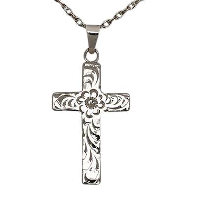 Floral Cross Keepsake Jewelry