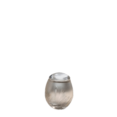 Crystal Bloom Glass Keepsake Cremation Urn