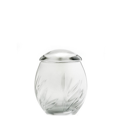 Crystal Bloom Glass Keepsake Urn