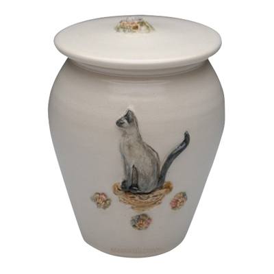 Our Kitty Ceramic Cremation Urn