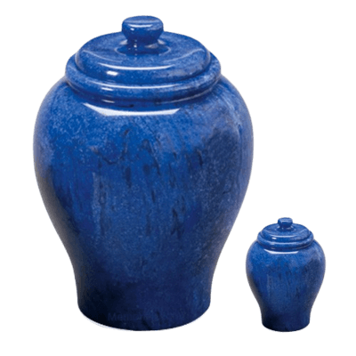 Blue Sky Marble Cremation Urns