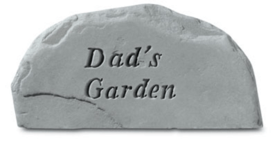 Dads Garden Keepsake Rock