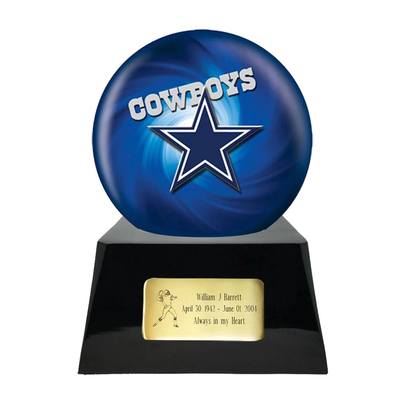 Dallas Cowboys Football Cremation Urn