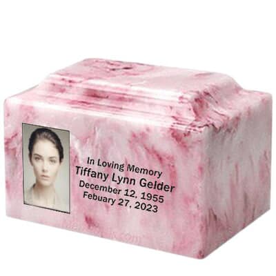 Dazzling Marble Photo Urn