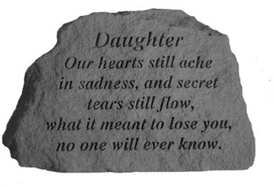 Dear Daughter Keepsake Rock