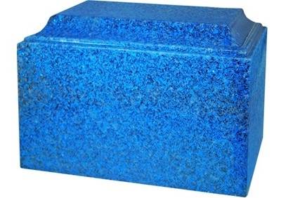 Deep Ocean Blue Cultured Granite Mini Urn