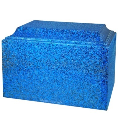 Deep Ocean Blue Cultured Granite Urns