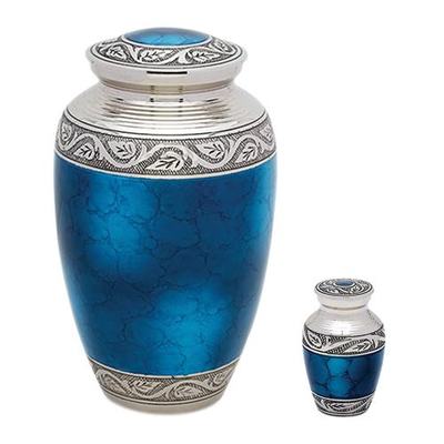 Deep Ocean Blue Discount Urns