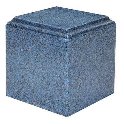 Deep Ocean Blue Granite Cultured Urns