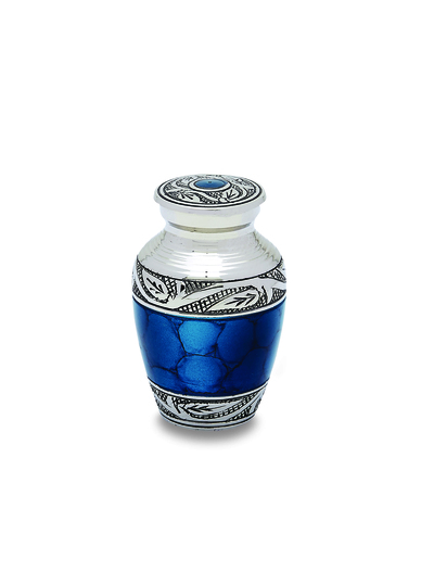 Deep Ocean Blue Keepsake Urn