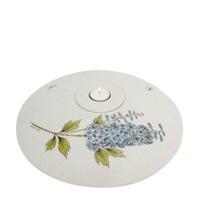 Delphinium Small Ceramic Urn