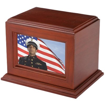 Deluxe Photo Cherry Cremation Urn