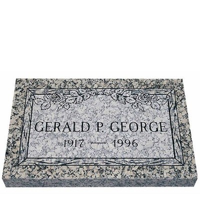 Demure Granite Grave Marker 24 x 14