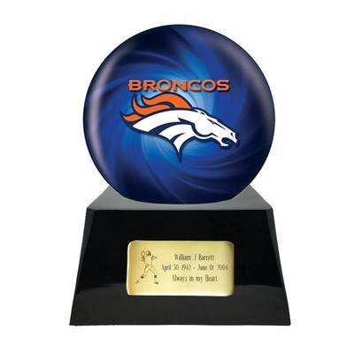 Denver Broncos Football Cremation Urn