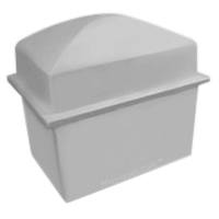 Denver Gray Cremation Urn Vault