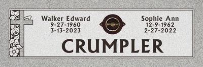 Devoted Companion Granite Headstone 48 x 14
