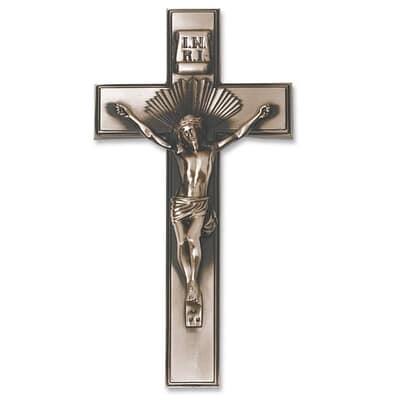 Devotion Casket Crucifix Cross Medallion