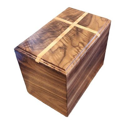 Devout Wooden Religious Urn