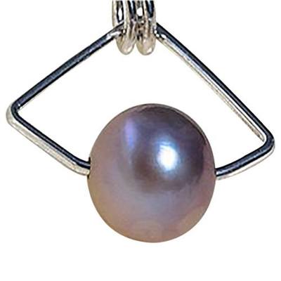 Diamond Purple Pearl Cremation Pendant