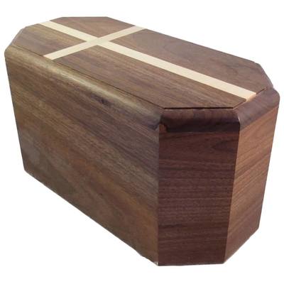 Dignified Walnut Companion Urn