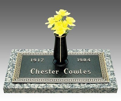 Dignity Classic Bronze Grave Marker 24 x 12