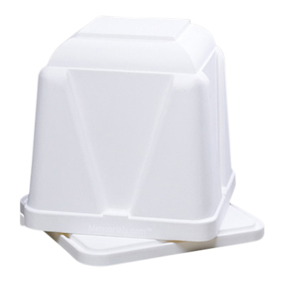 Dignity White Cremation Urn Vault