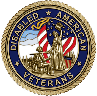 Disabled American Veterans Small Medallion