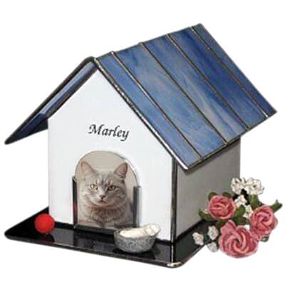 Dog House Cremation Photo Pet Urns