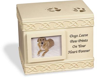 Dog Paw Print Urn