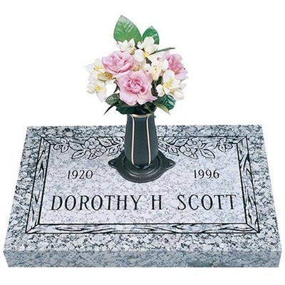 Dogwood Granite Grave Marker 24 x 14