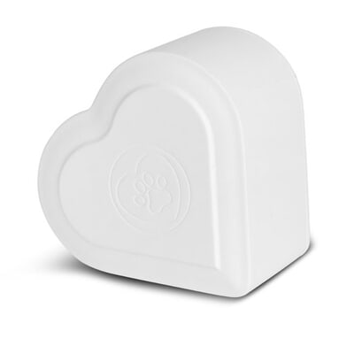 Double Heart Small Pet Cremation Urn
