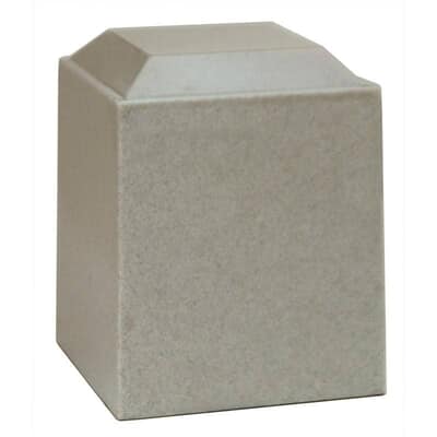 Dove Gray Cultured Memorial Urn