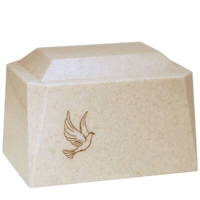 Dove of Eternity Cultured Cremation Urn
