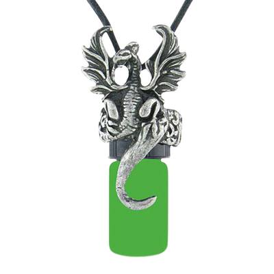Dragon Green Cremation Necklace